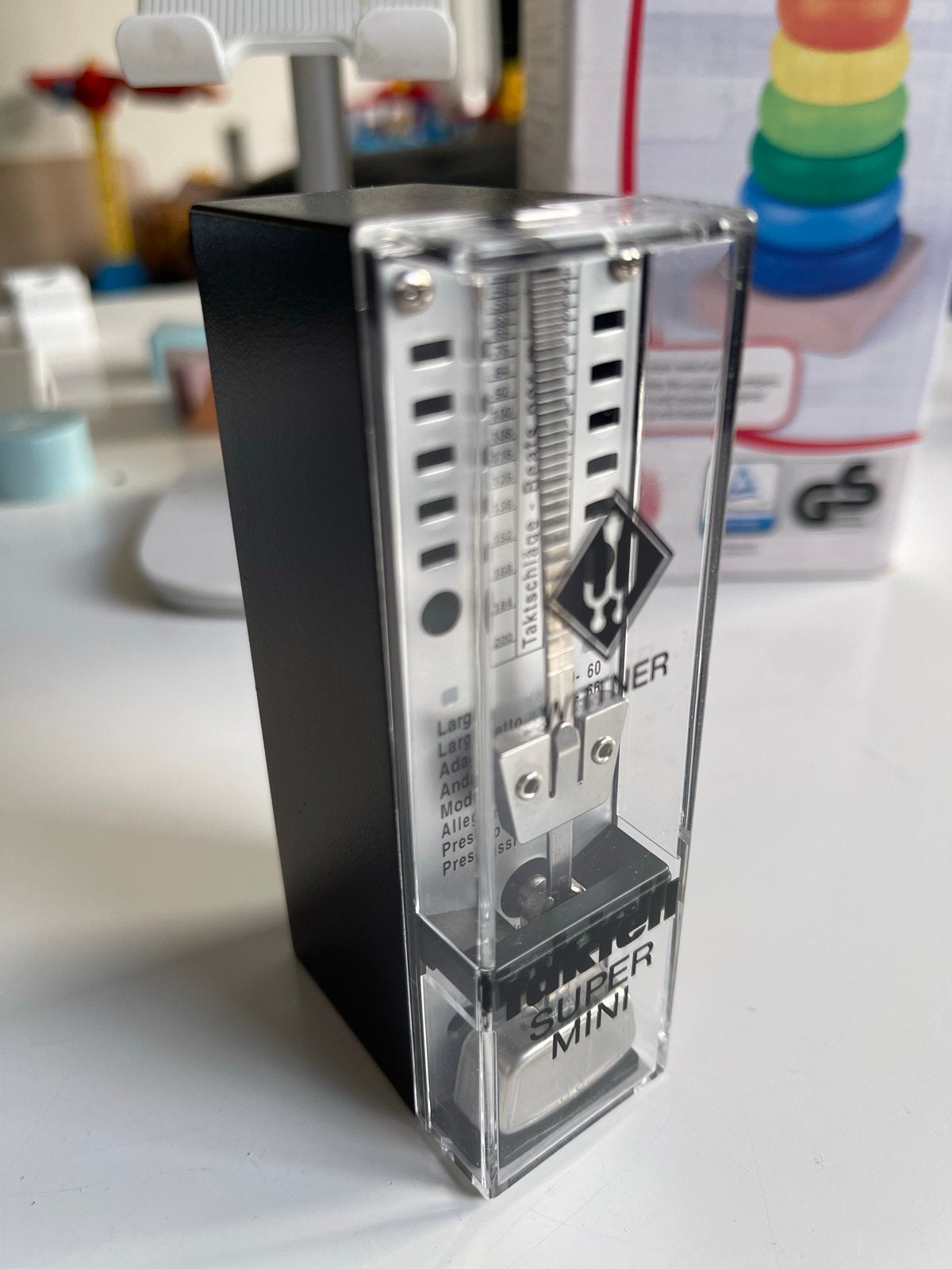 Wittner Taktell Super Mini Metronoom - Compact en Nauwkeurig, Ophalen, Zo goed als nieuw