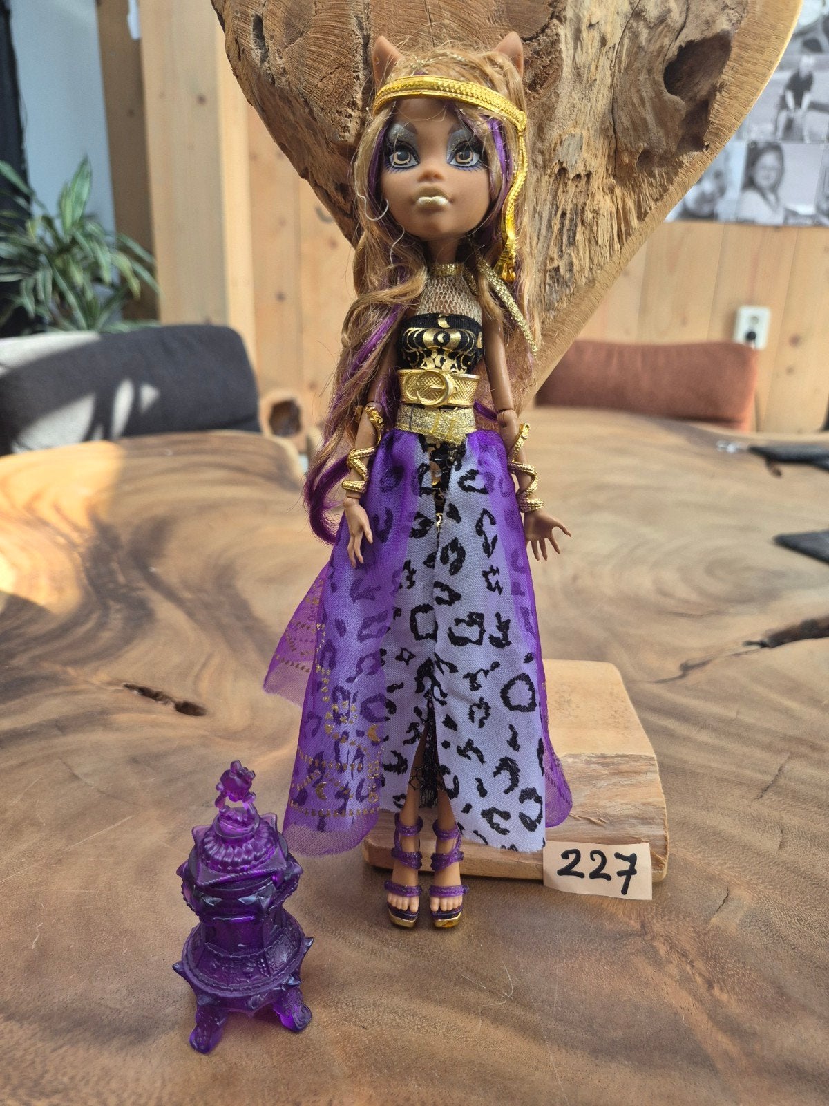 Monster High  pop met accessoires, Ophalen of Verzenden, Zo goed als nieuw, Overige typen