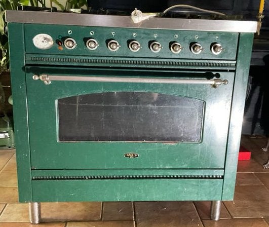 Boretti gasfornuis met 6 pitten!, Ophalen, Gebruikt, 60 cm of meer, Gas