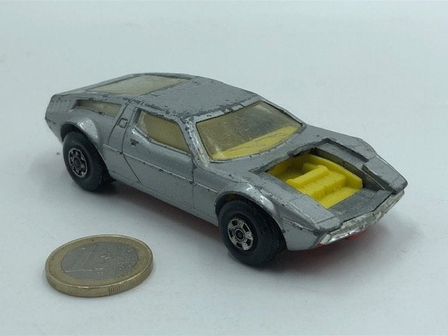 Maserati Bora Grijs, Matchbox Speed Kings by Lesney, Ophalen of Verzenden, Gebruikt, Auto, Matchbox