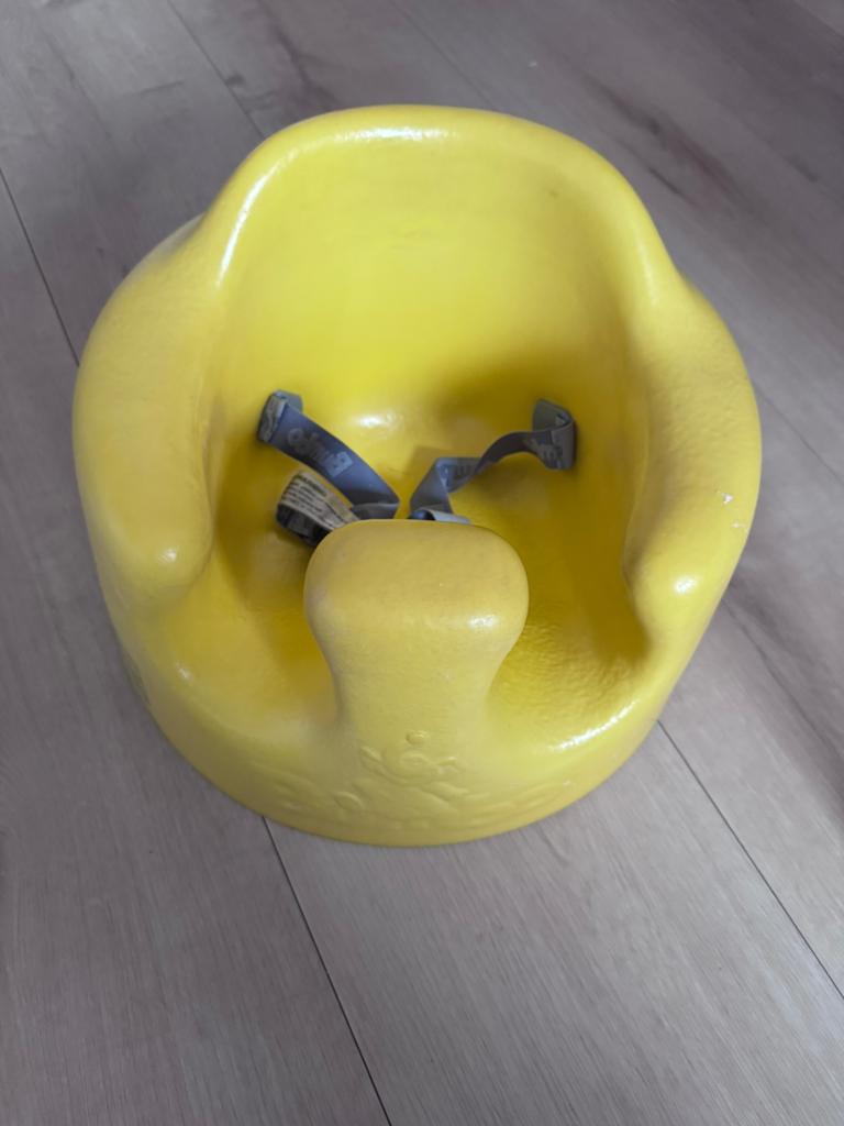Bumbo floor seat geel, Kinderen en Baby's, Kinderstoelen, Gebruikt, Overige typen, Ophalen