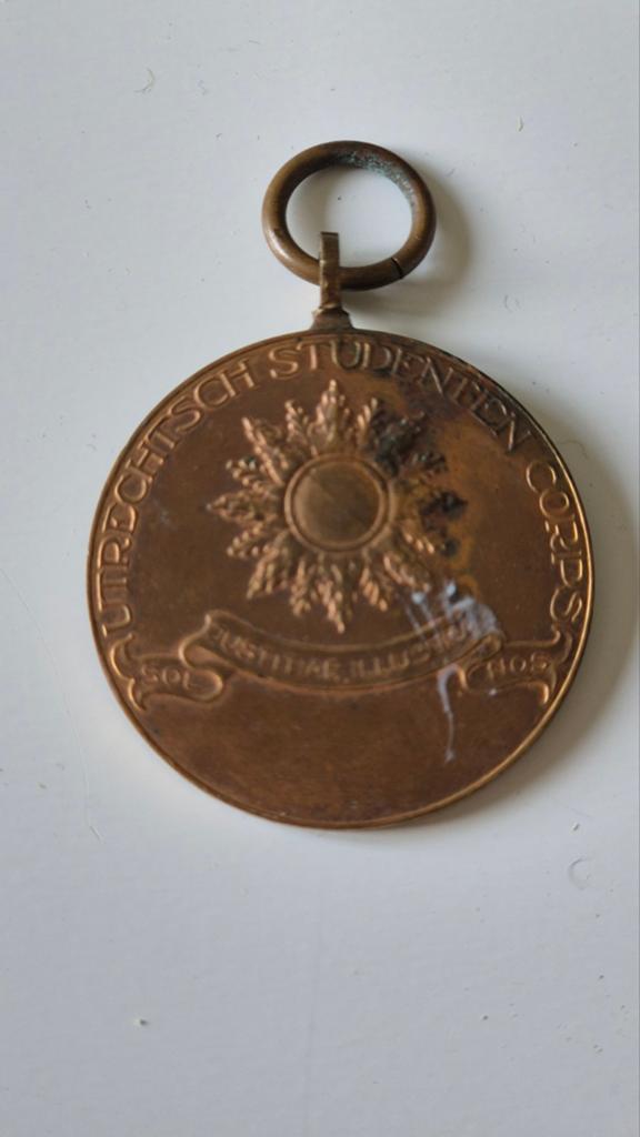 Penning Lustrum U.S.C. (Utrechtsch Studenten Corps), Ophalen of Verzenden, Overige materialen