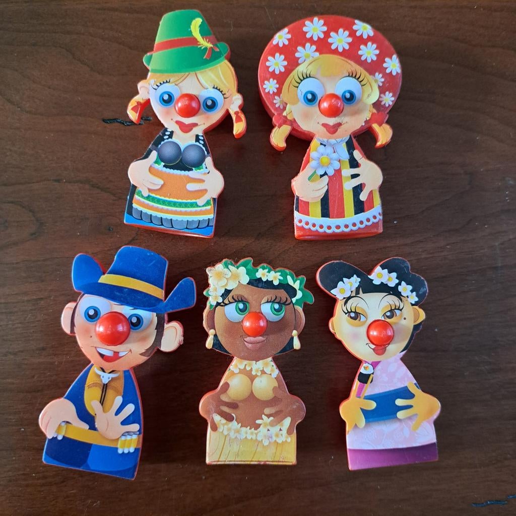 Set van 5 vrolijke efteling poppetjes, Verzamelen, Ophalen of Verzenden, Zo goed als nieuw