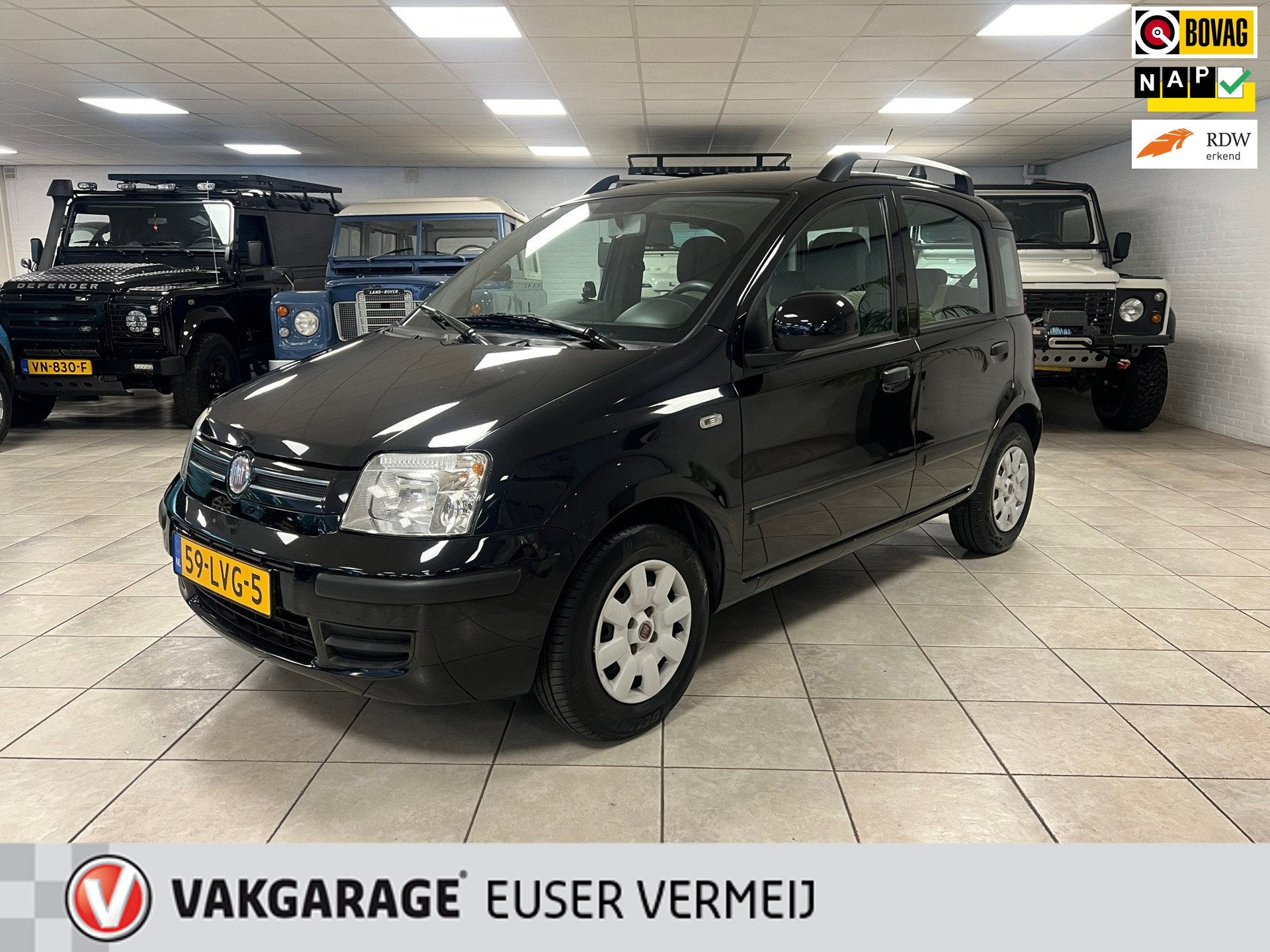 Fiat Panda 1.2 Edizione Cool Airco, Distributiesnaar vervang, Auto's, Fiat, Euro 5, Stof, Gebruikt, Zwart