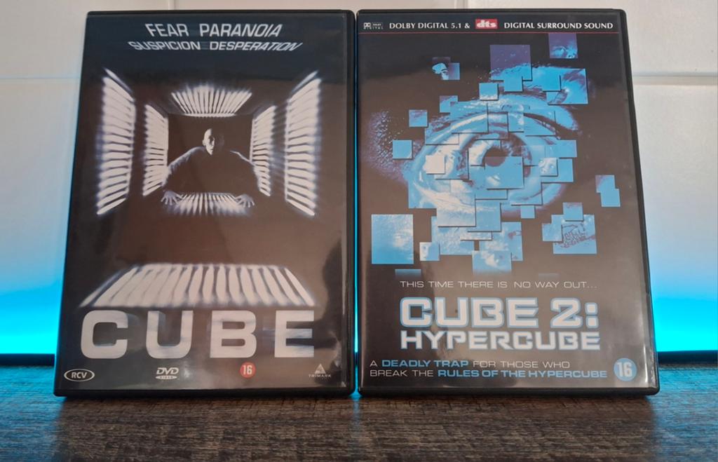Cube & Cube 2: Hypercube DVDs, Cd's en Dvd's, Dvd's | Thrillers en Misdaad, Zo goed als nieuw, Vanaf 16 jaar, Ophalen of Verzenden