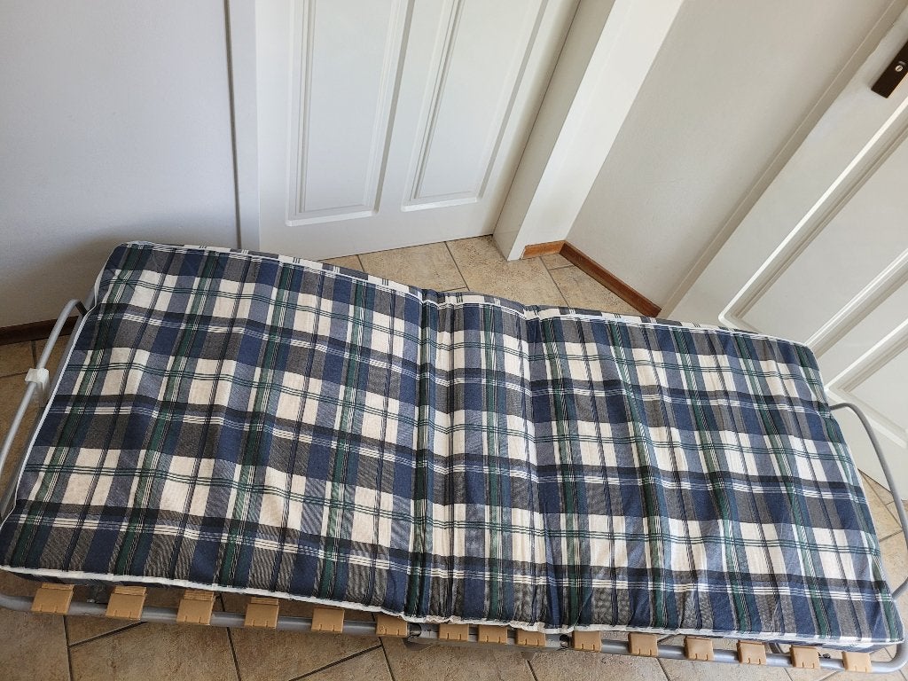 logeerbed opklapbaar, Ophalen, Gebruikt, Eenpersoons, 190 cm of minder