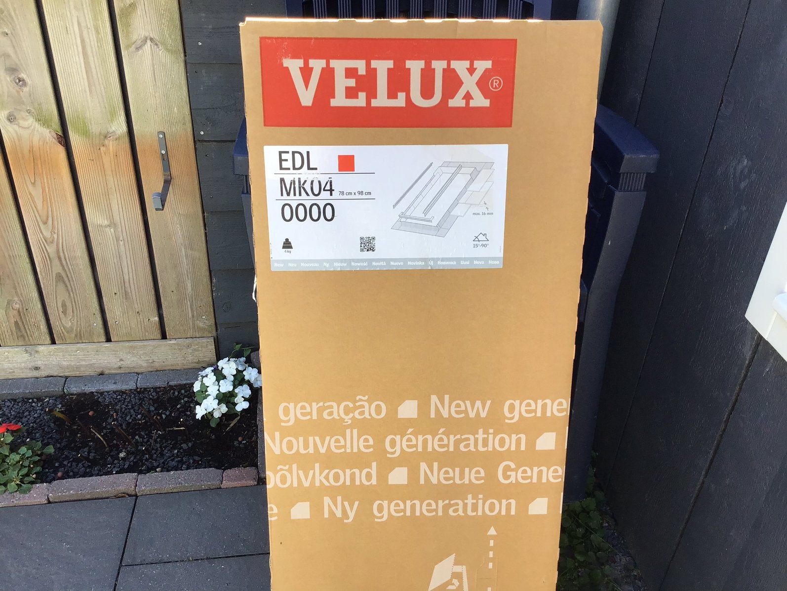 Velux goot stukken  EDL MK04 oooo voor vlak dakbedekking, Ophalen, Nieuw, Minder dan 80 cm, Dakraam