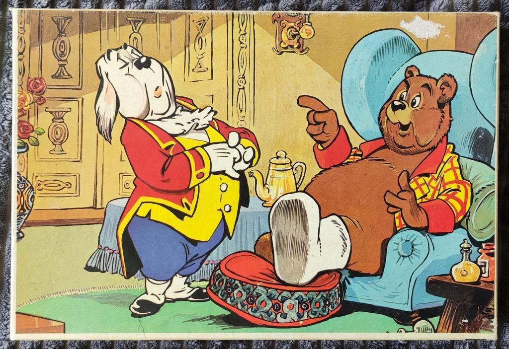 Bommel in het gips - Legpuzzel, Gelezen, Marten Toonder, Eén stripboek, Ophalen of Verzenden