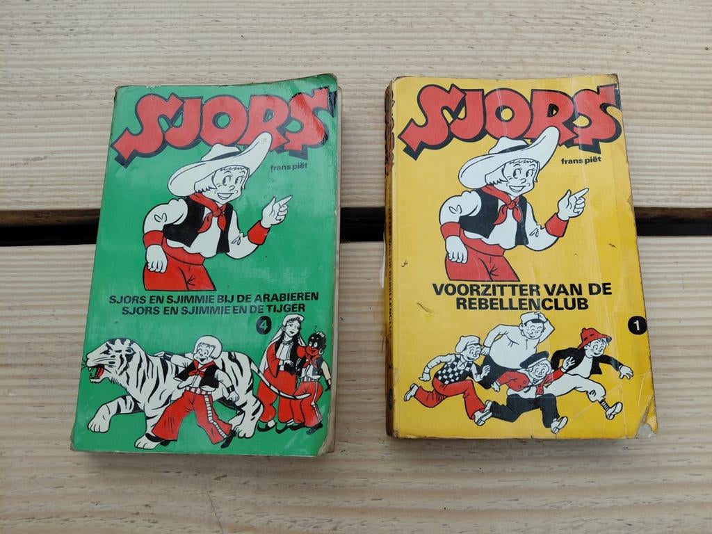 Sjors en Sjimmie Stripboeken - 2 Stuks, Boeken, Meerdere stripboeken, Ophalen, Gelezen, Frans Piët