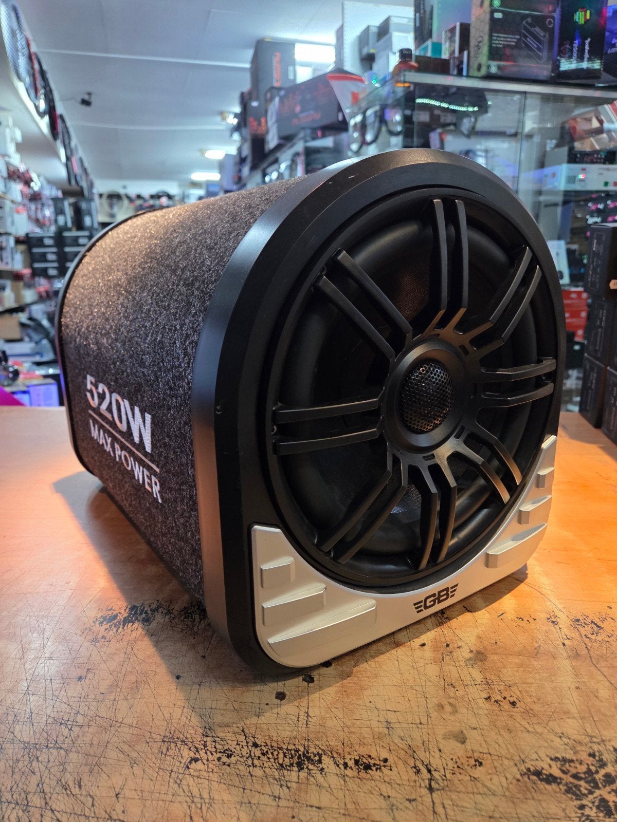 GB-A10 520W Actieve Autosubwoofer 12 inch - Opruiming!, Ophalen of Verzenden