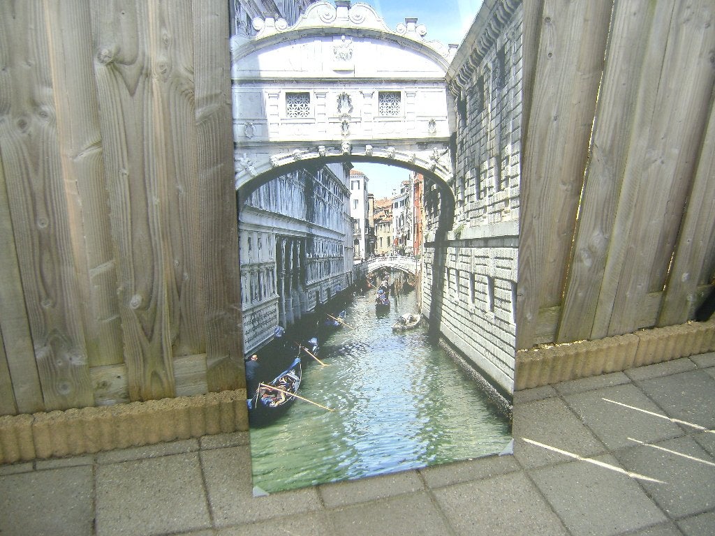 Canvas Schilderij Venetie 80x140 cm, Ophalen of Verzenden, Zo goed als nieuw, Schilderij