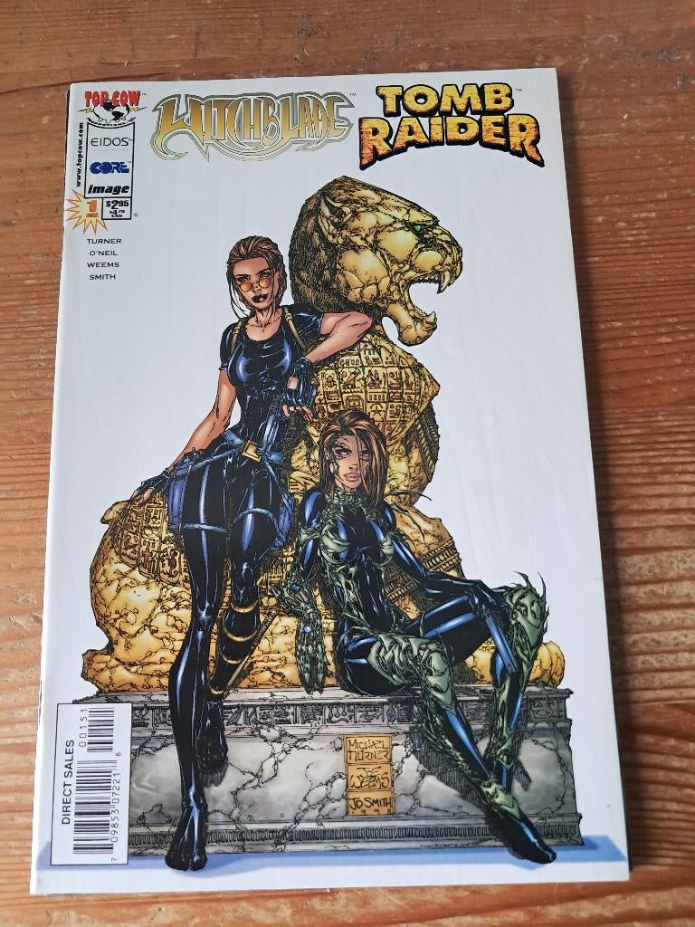 Witchblade tomb raider special #1, Boeken, Amerika, Michael Turner, Ophalen, Gelezen