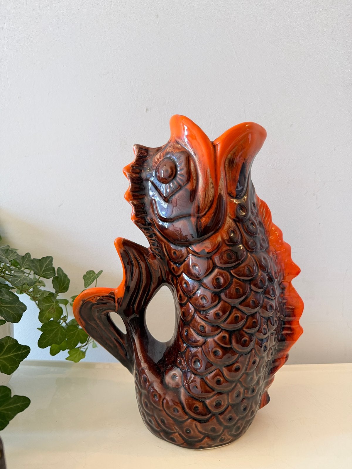 Franse Mid Century schenkkan vorm vis, Antiek en Kunst, Ophalen of Verzenden