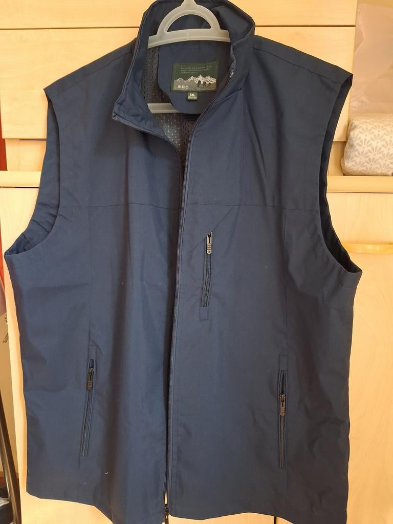 Dunne heren bodywarmer, Kleding | Heren, Bodywarmers, Ophalen of Verzenden, Zo goed als nieuw, Maat 56/58 (XL), Blauw