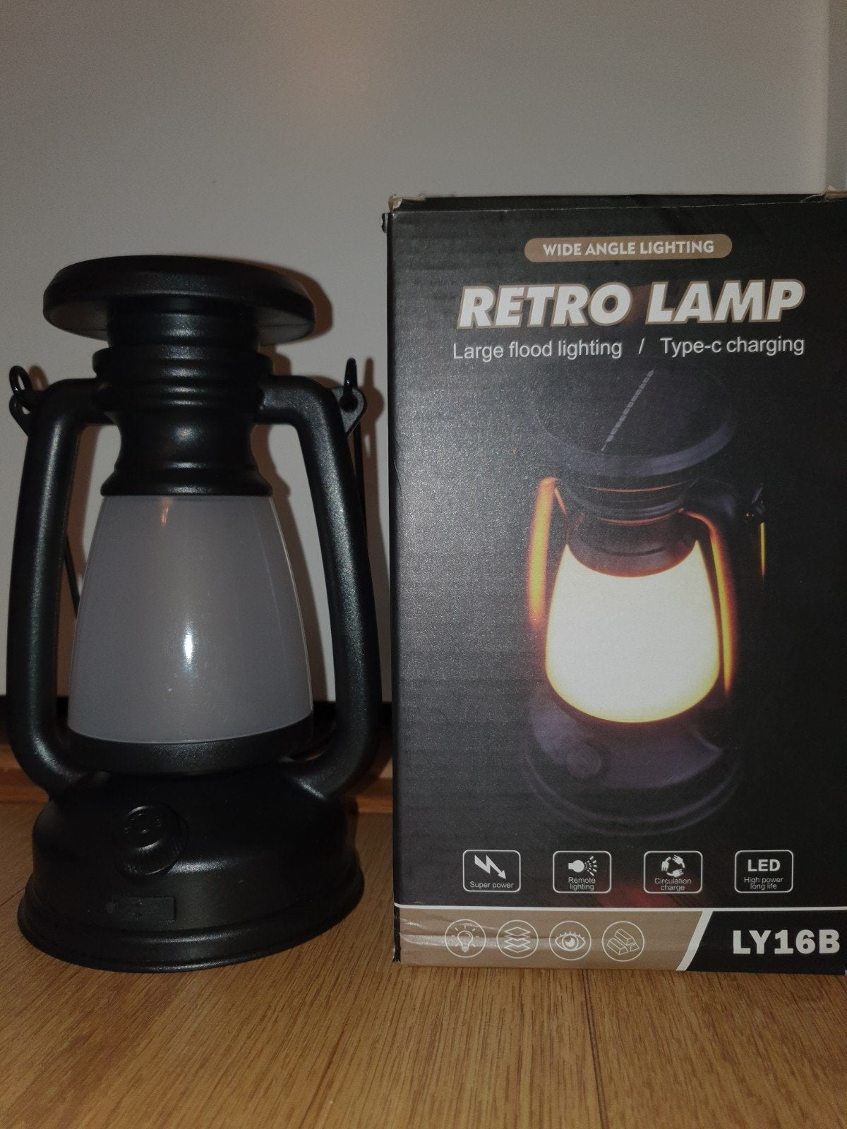 Retro Campinglamp - Oplaadbaar & Dimbaar, Caravans en Kamperen, Ophalen of Verzenden