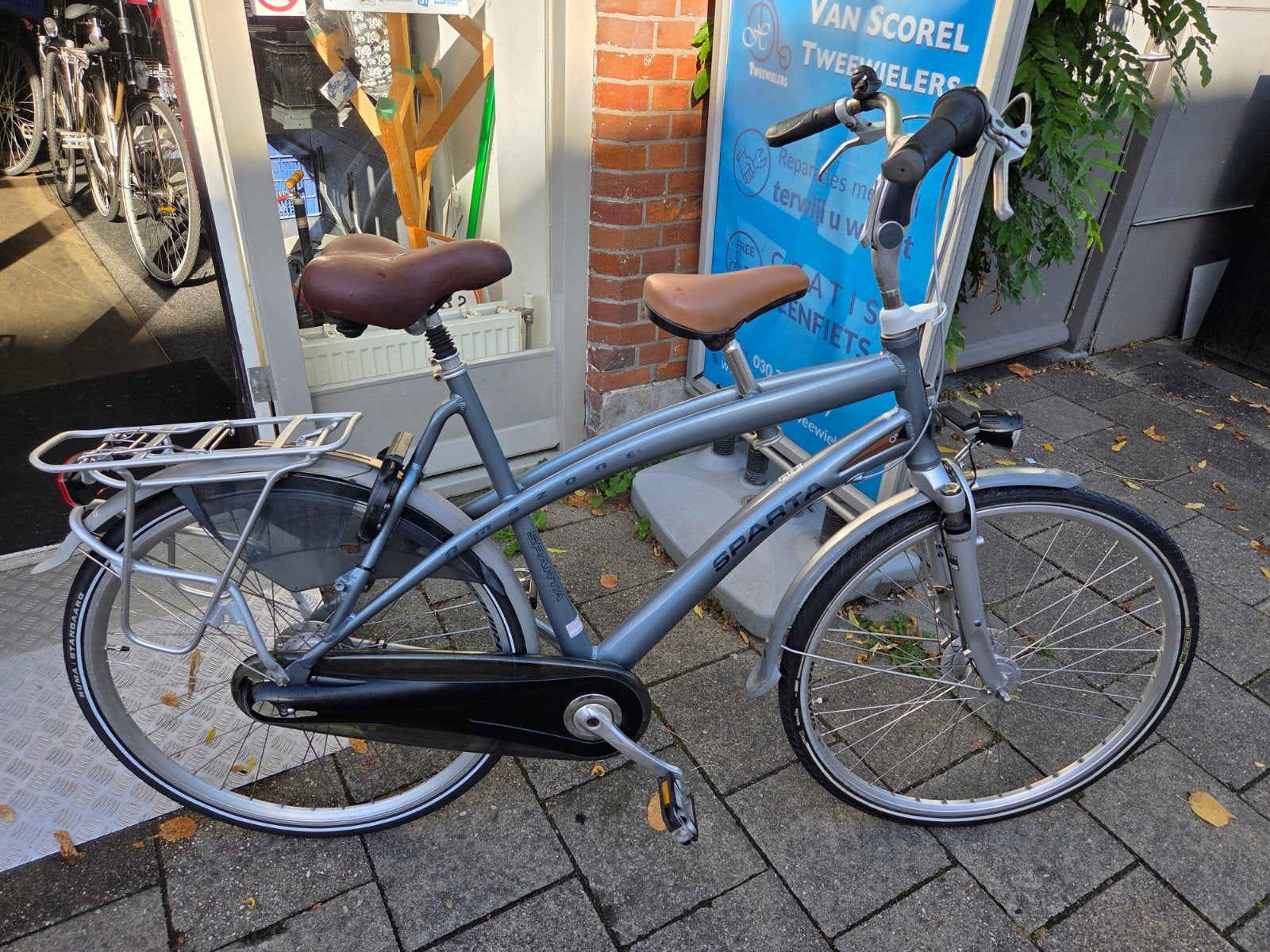 Sparta papafiets 28inch Frame 59cm 7x Versnellingen, Ophalen, Sparta, Gebruikt, Versnellingen