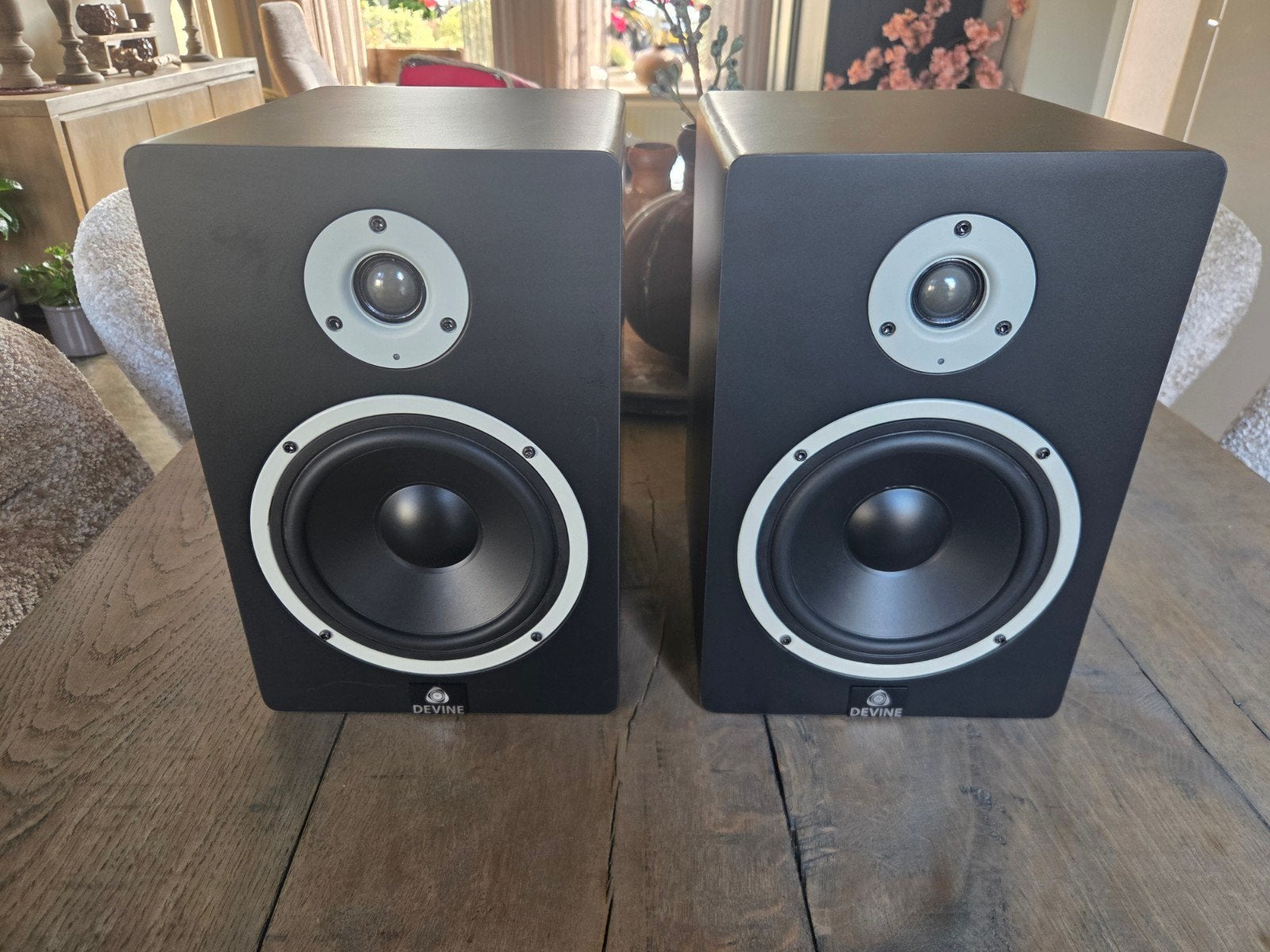 Devine MR-6A studio monitors (set), Audio, Tv en Foto, Ophalen of Verzenden, Zo goed als nieuw, Studiomonitor, Overige merken