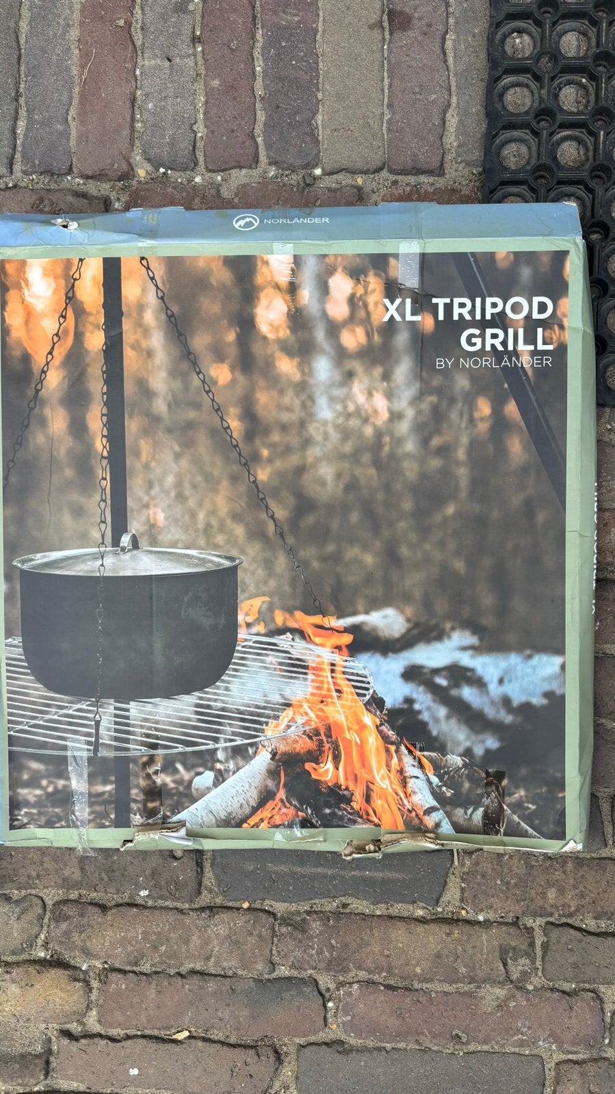 BBQ Driepoot met kabel - Zo goed als nieuw, Tuin en Terras, Ophalen of Verzenden, Zo goed als nieuw
