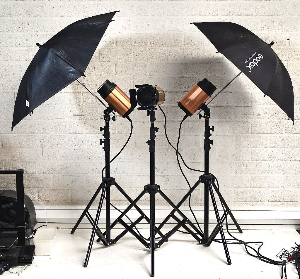 Godox Smart 250 SDI studio flitsset, bieden vanaf €120, Ophalen, Gebruikt, Opvouwbaar, Flitslamp