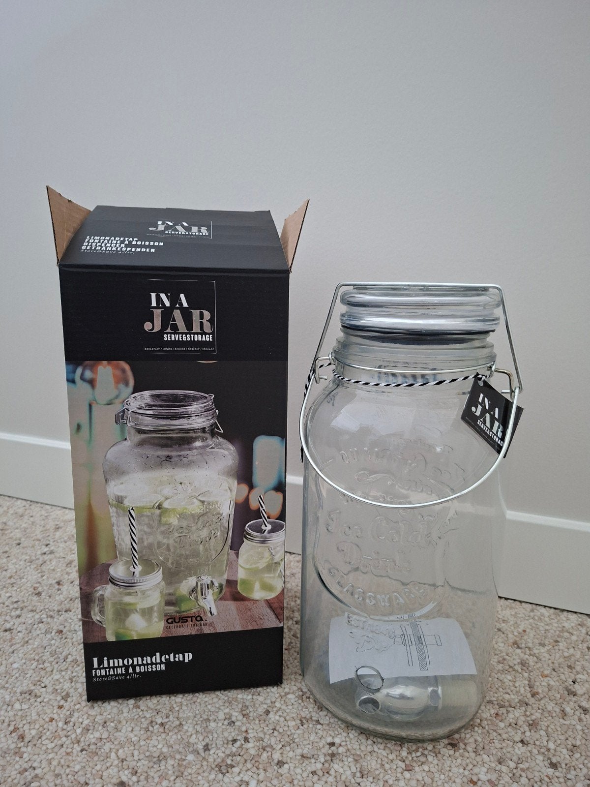 Limonade tap merk Gusta, Ophalen, Kan, Overige merken, Nieuw