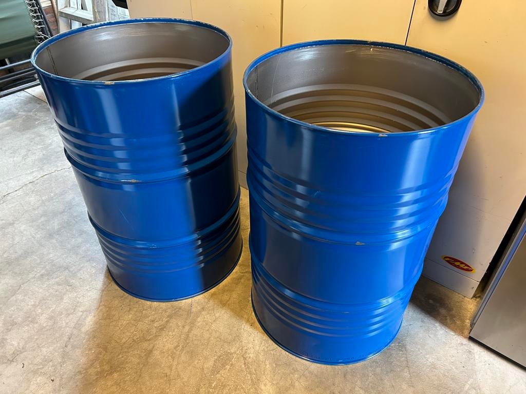200 liter olievat tuinafval stookvat snoeiafval oliedrum, Tuin en Terras, Ophalen, Gebruikt, Vuurton