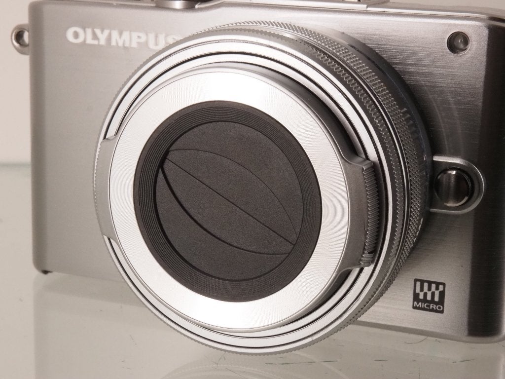 OLYMPUS LC-37c semi-automatische Lensdop voor 14-42mm EZ, Ophalen of Verzenden, Zo goed als nieuw, Olympus, Overige typen