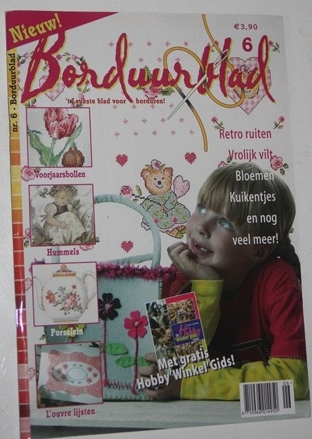 Borduurblad, Hobby en Vrije tijd, Borduren en Borduurmachines, Ophalen of Verzenden, Patroon