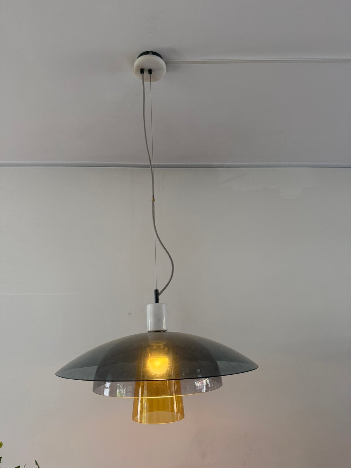 Hanglamp, Ophalen of Verzenden, Modern, Minder dan 50 cm, Glas