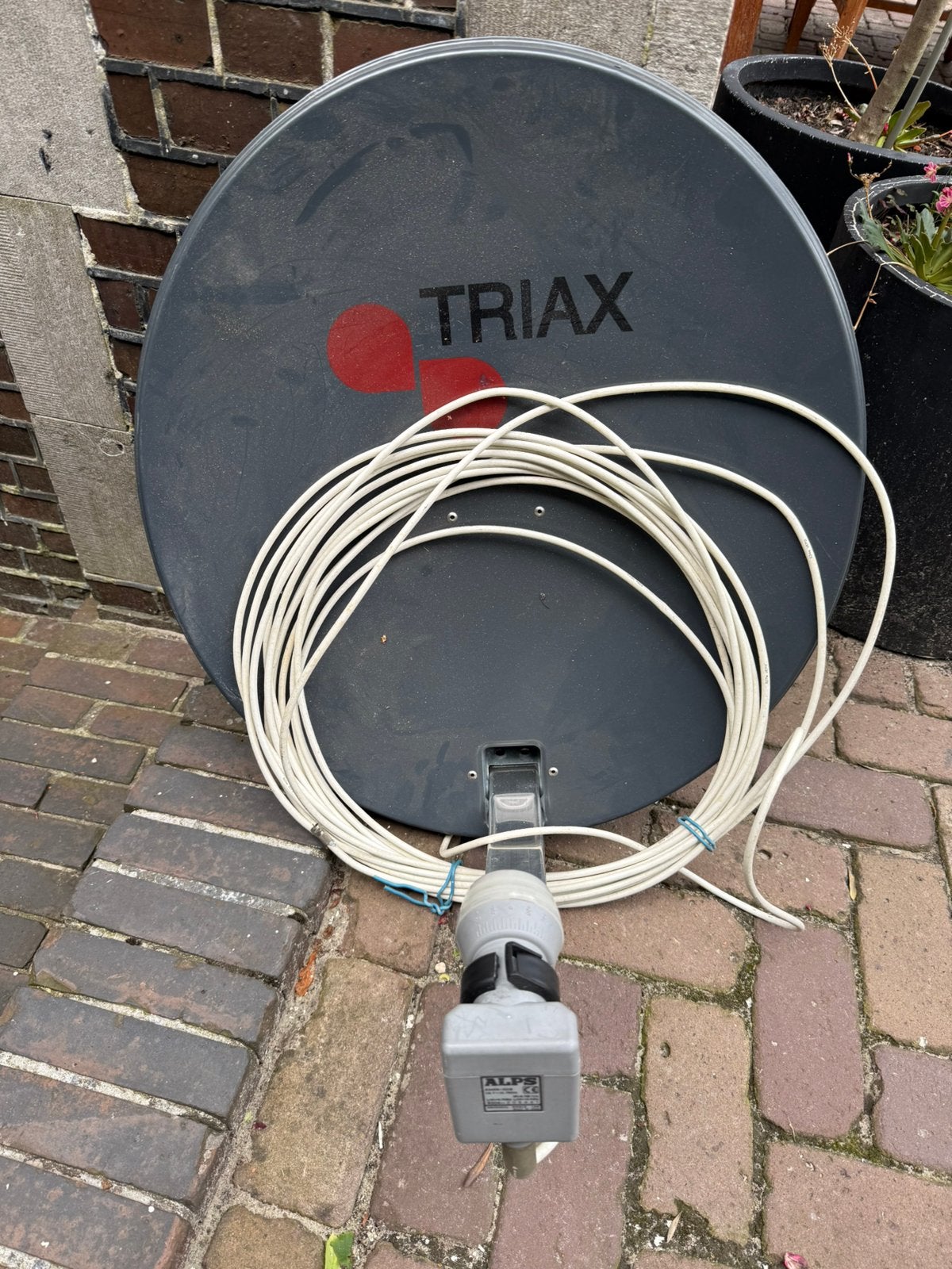 Tv schotel, Audio, Tv en Foto, Schotelantennes, Ophalen, Gebruikt, Overige merken