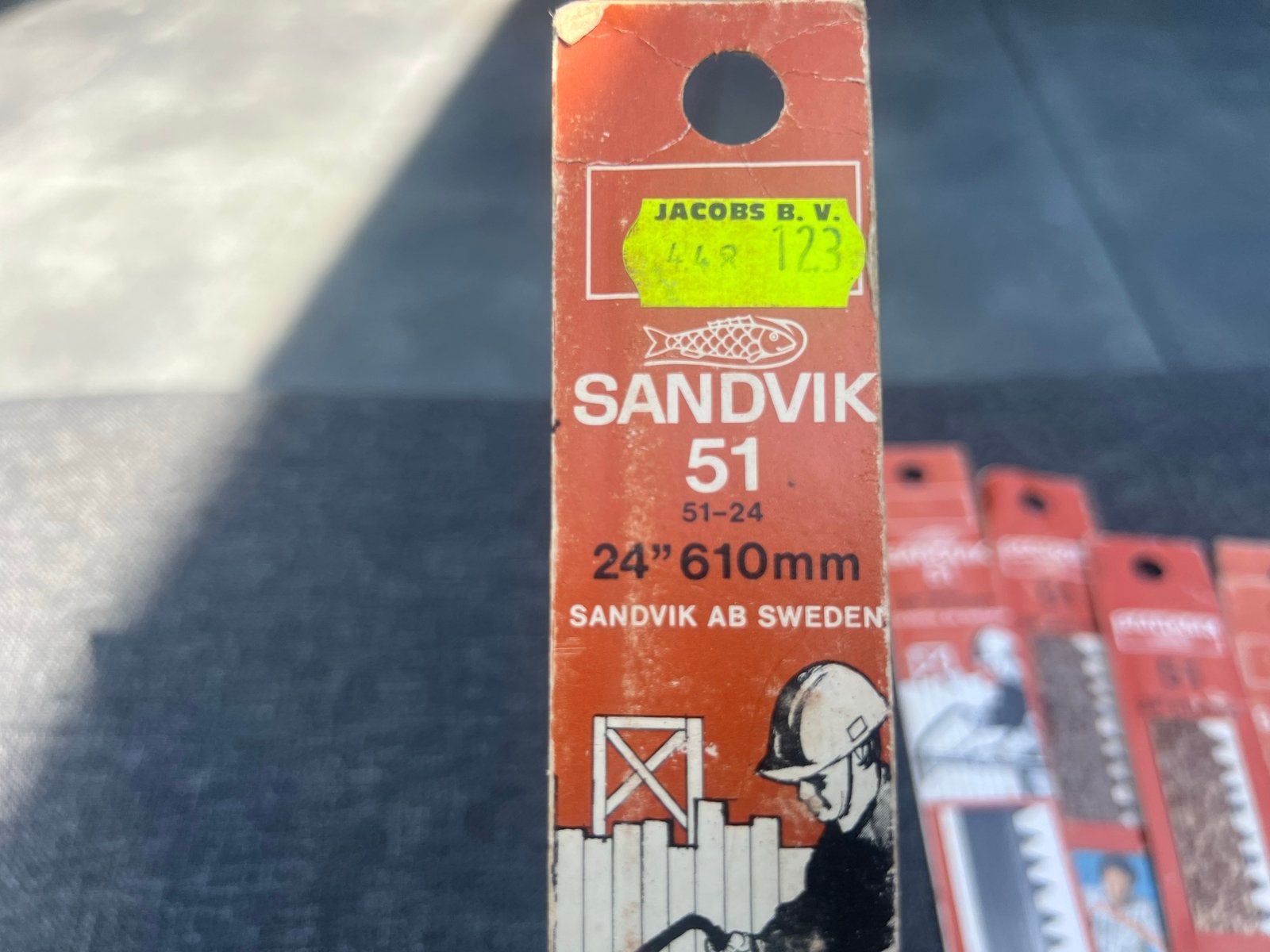 7 Sandvik 51 Zaagbladen 24" 610mm - Nieuw in verpakking, Ophalen of Verzenden, Nieuw, Zaag, Overige merken