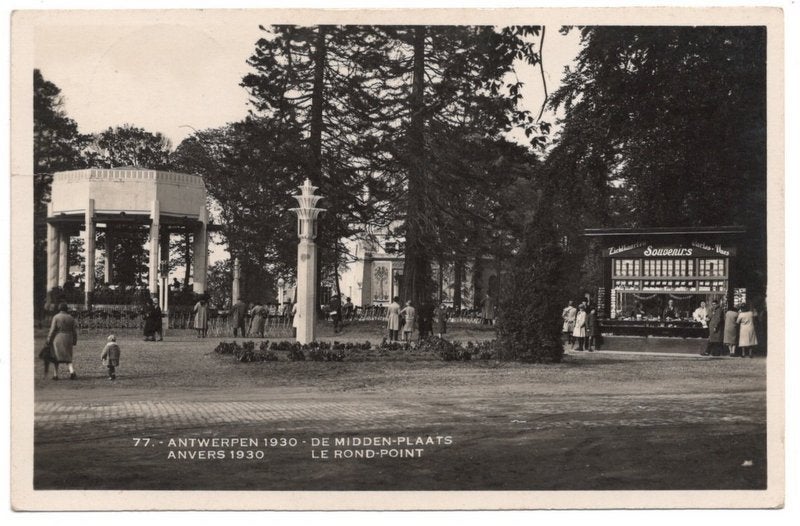 Ansichtkaart Antwerpen De Middenplaats 1930 [4658]  [VeAnAn], Ophalen of Verzenden, 1920 tot 1940, Gelopen, Antwerpen