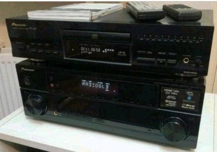 Pioneer vsx-520 receiver + cd speler pd-207 + remotes, Audio, Tv en Foto, Ophalen of Verzenden, Cd-speler, Pioneer