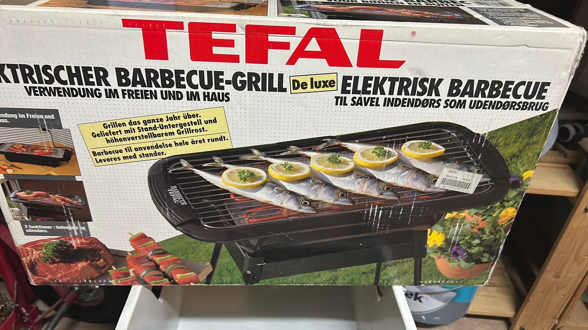 Electrische barbecue, Ophalen of Verzenden, Zo goed als nieuw