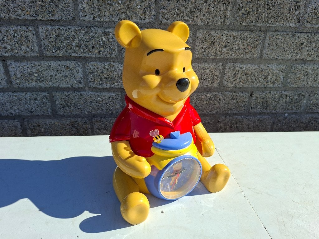 disney winnie de pooh klok wekker en spaarpot in 1, Verzamelen, Ophalen of Verzenden, Overige figuren, Gebruikt, Beeldje of Figuurtje
