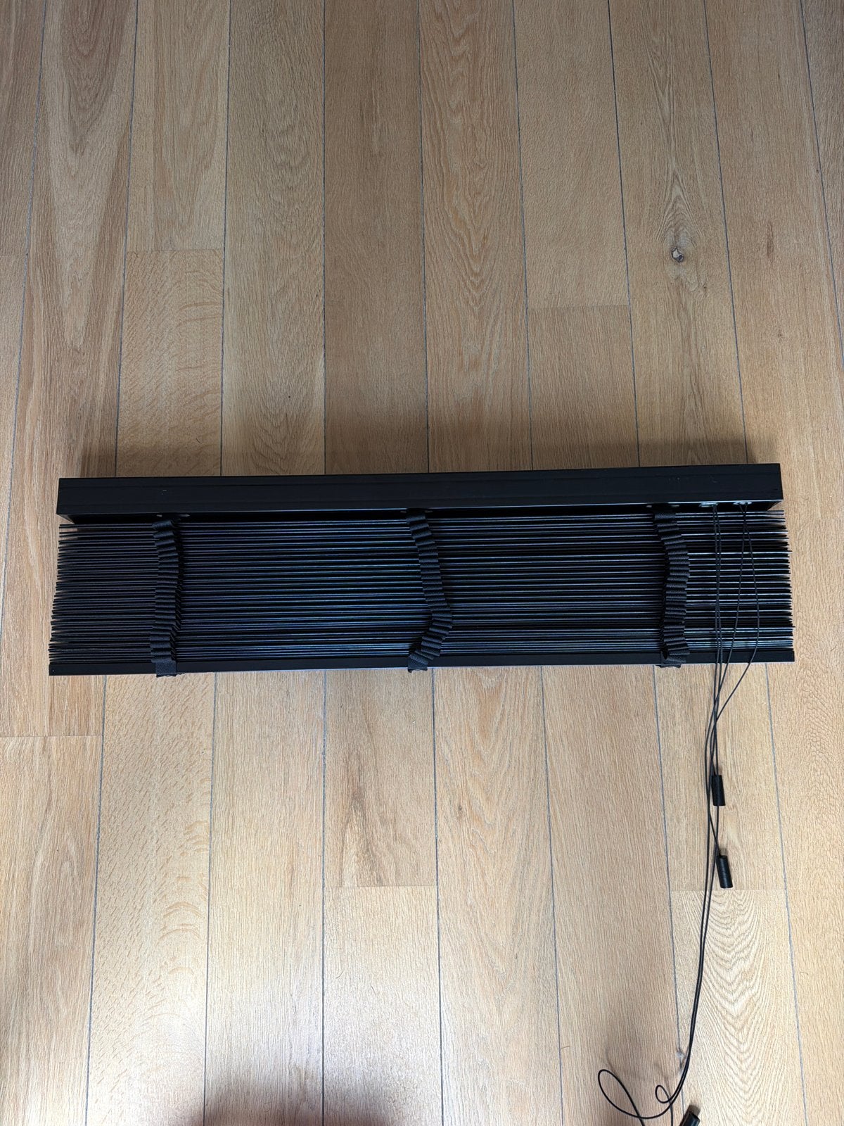 Leen Bakker Luxaflex Hout Zwart 90x217 cm, Ophalen, Jaloezie, Zwart, Hout