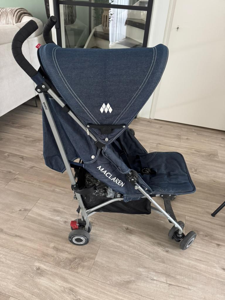 Maclaren buggy jeans met regenhoes, Ophalen, Gebruikt, Maclaren, Regenhoes
