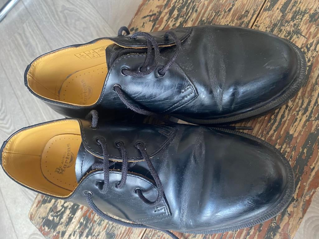 Dr. Martens Vegan, Ophalen of Verzenden, Zo goed als nieuw, Zwart