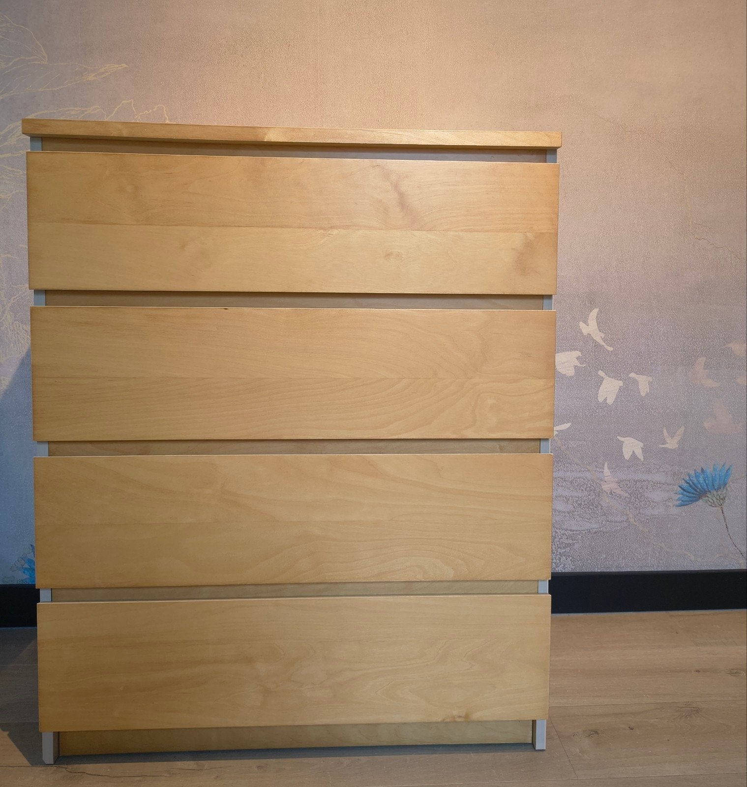 Ikea Malm ladekast - 4 lades - Zeer nette staat, Ophalen, Gebruikt, 100 tot 150 cm, 50 tot 100 cm