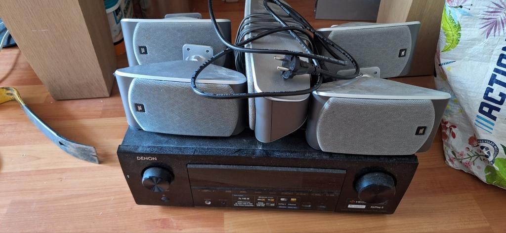 Denon AV-receiver met JBL speakers (zonder subwoofer), Ophalen, Gebruikt, Overige systemen, Overige merken