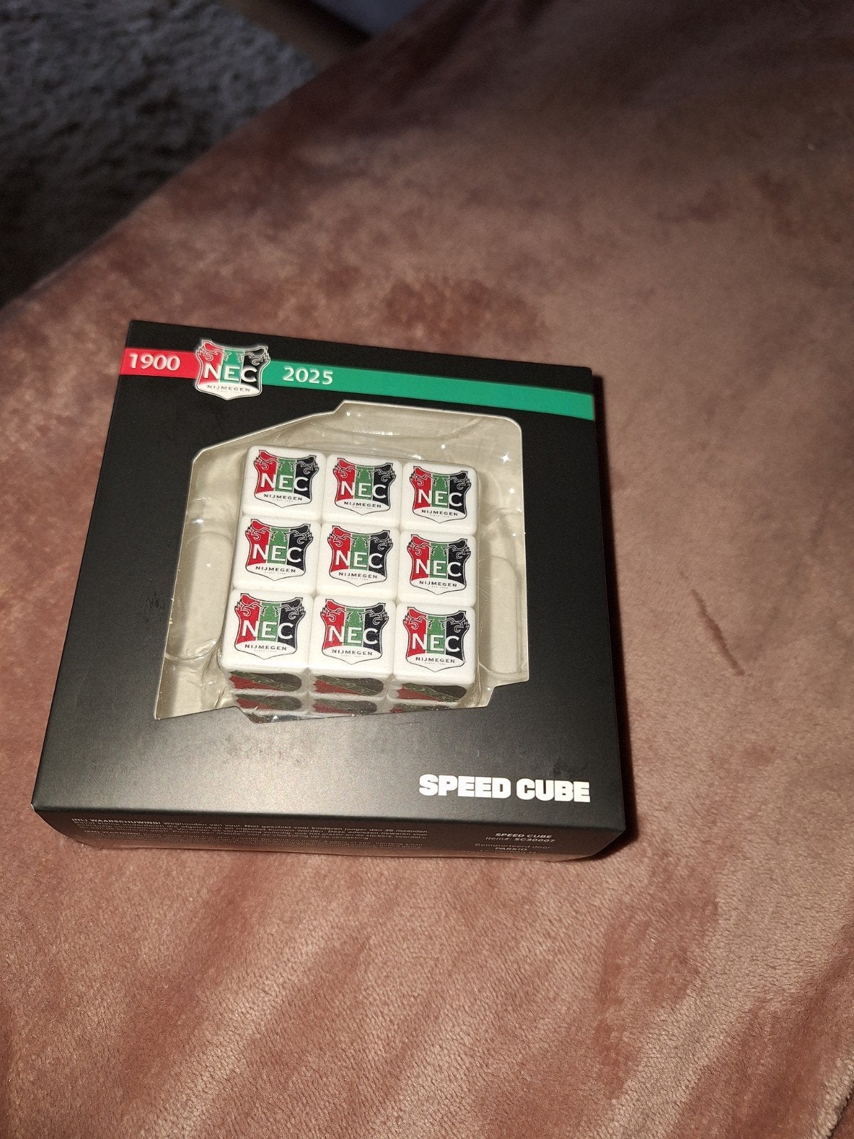 N.E.C. Nijmegen Speed Cube - Nieuw in verpakking, Kinderen en Baby's, Ophalen, Nieuw, Jongen of Meisje