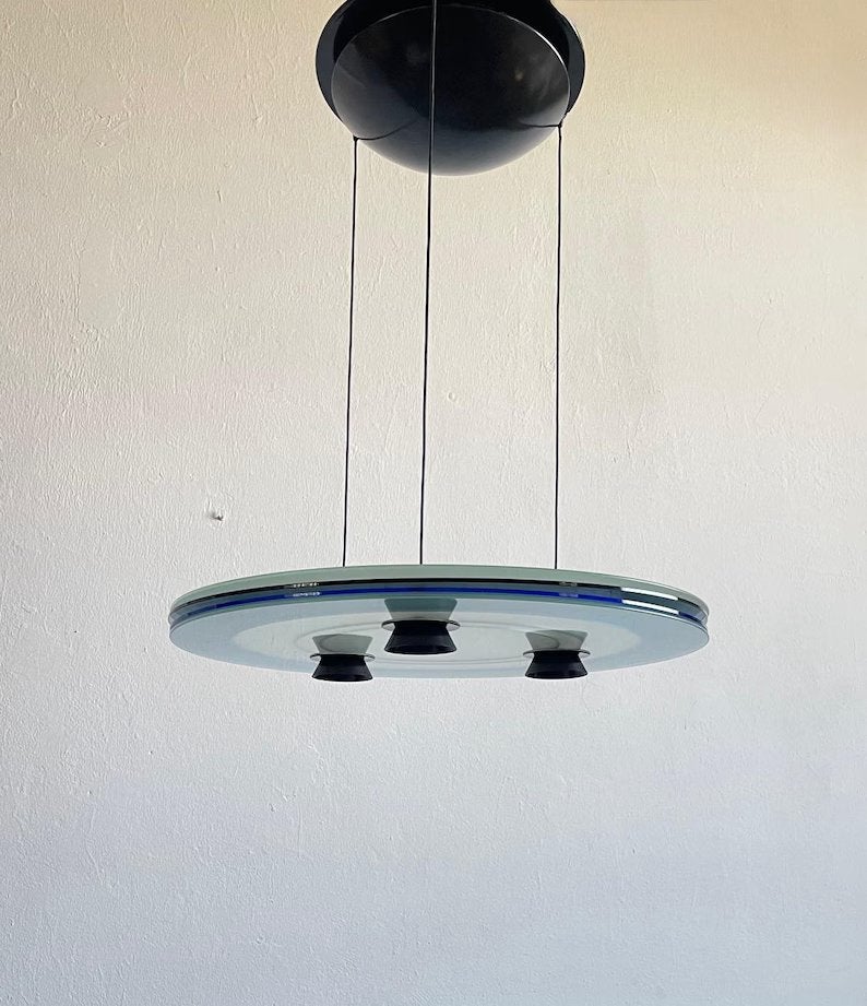 Plafondlamp Aurora Arteluce Italiaans design, Design, Zo goed als nieuw, Overige merken, Glas