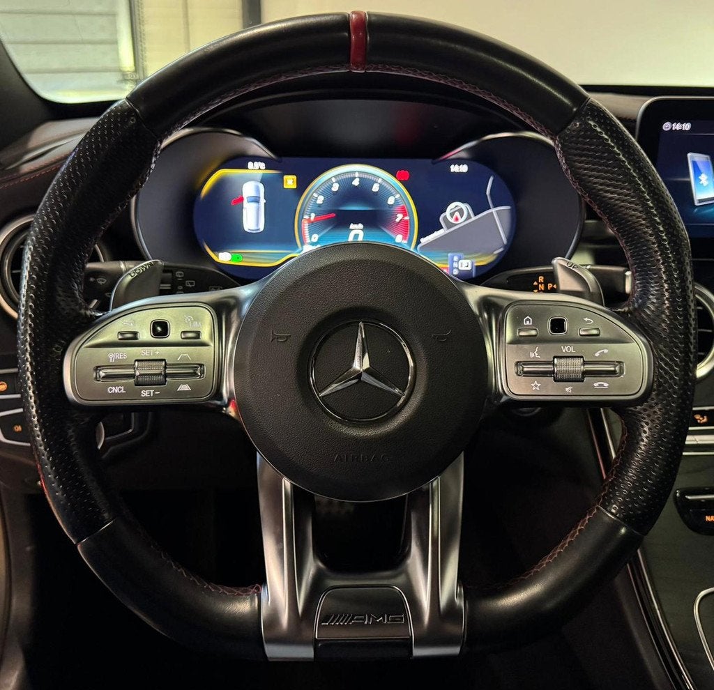 Mercedes-Benz C-klasse Estate AMG 43 4MATIC PANO CAM BLINDSP, Auto's, Mercedes-Benz, Gebruikt, Zwart, 390 pk, 4 stoelen