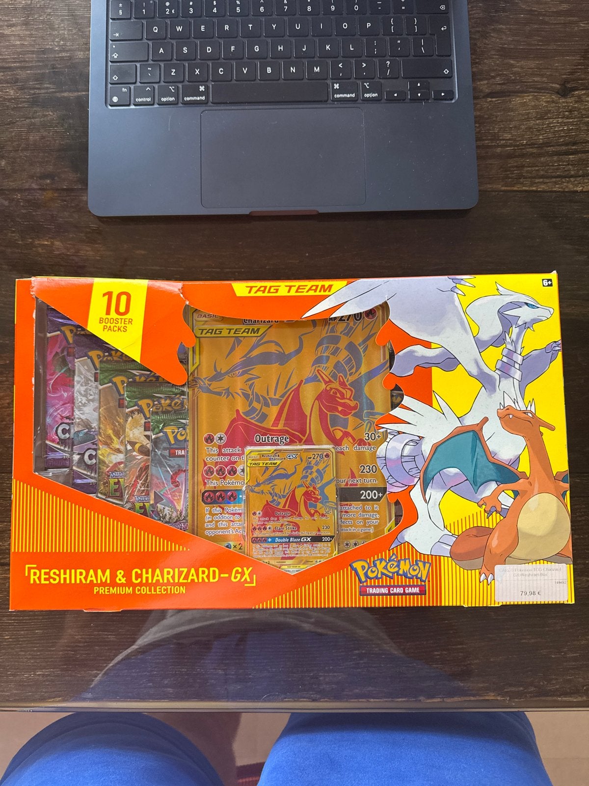 Pokémon TCG Reshiram & Charizard-GX Premium Collection box, Ophalen of Verzenden, Nieuw, Overige typen