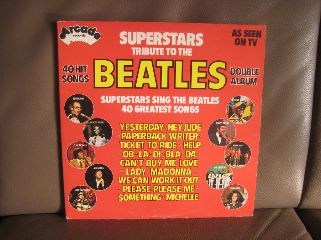 Superstars Tribute To The Beatles, Ophalen of Verzenden, Zo goed als nieuw, 12 inch
