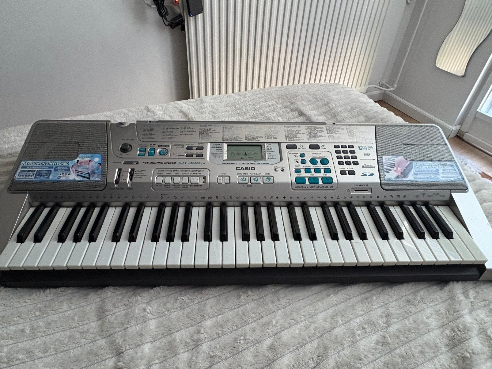Casio LK-300TV keyboard, Muziek en Instrumenten, Keyboards, Ophalen, Zo goed als nieuw, 61 toetsen, Casio