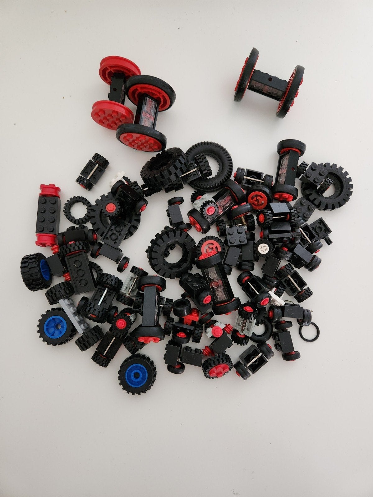 Lego - diverse wielen, Kinderen en Baby's, Ophalen of Verzenden, Gebruikt, Losse stenen, Lego