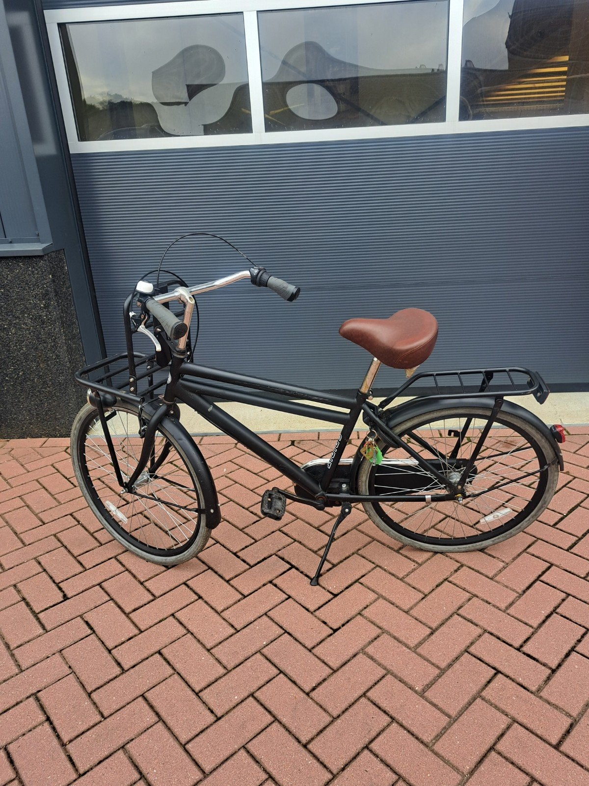 Spirit jongensfiets 26 inch met voordrager, Terugtraprem, Gebruikt, Handrem, Spirit