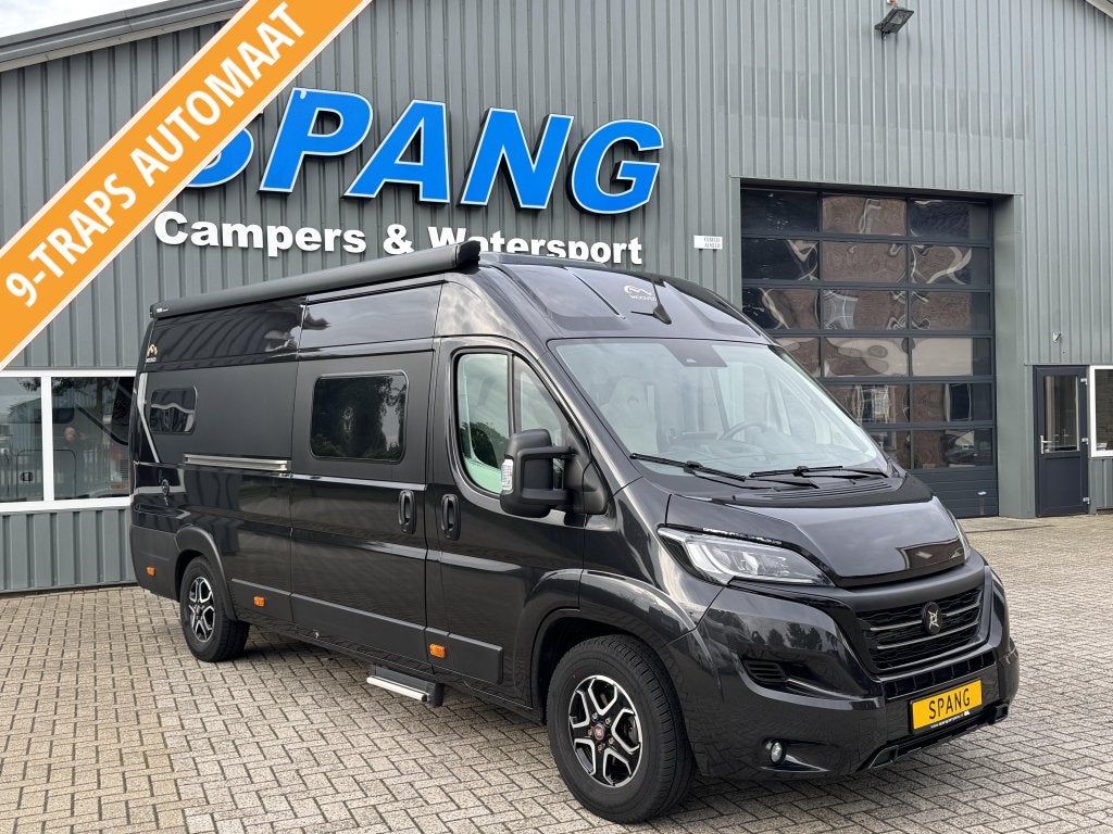 Mooveo Van 63 EB, 9 traps Automaat, 180 pk, Enkele bedden, Caravans en Kamperen, Luifel, Ringverwarming, Fiat, Koelkast