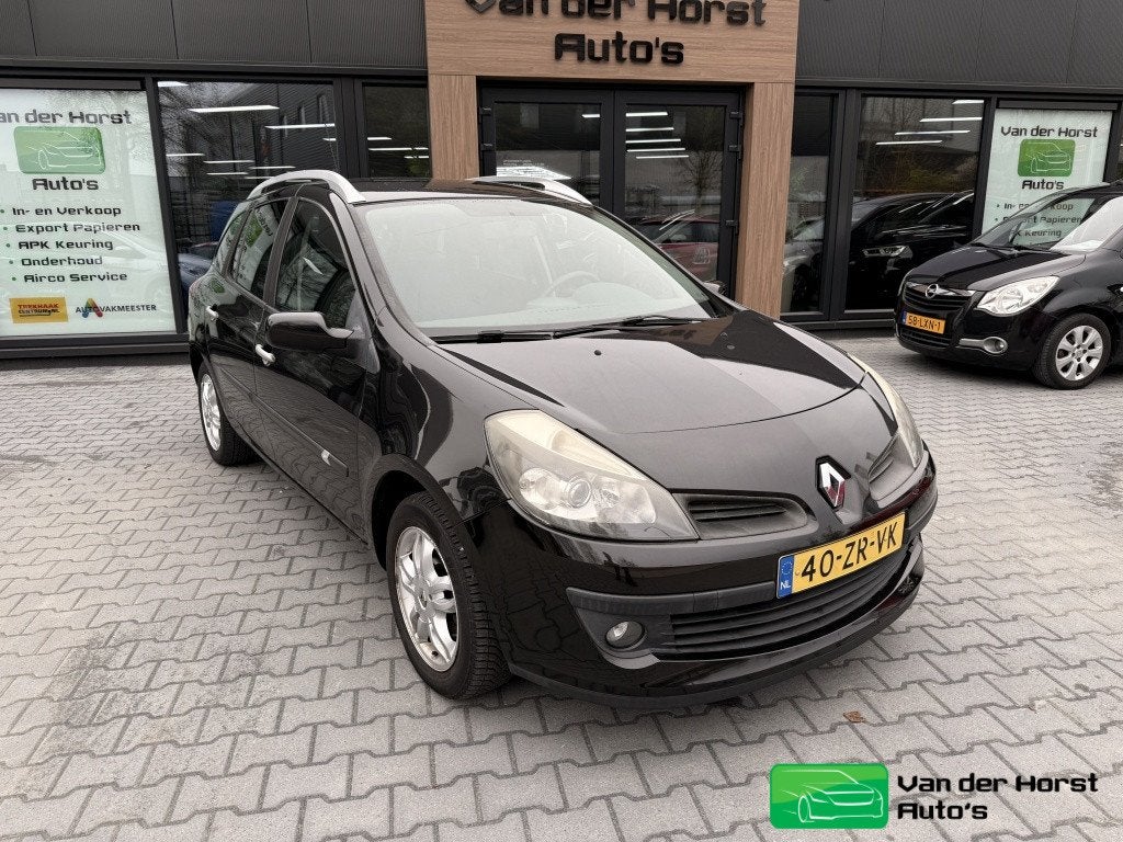 Renault Clio Estate 1.2 TCE Dynamique (bj 2008), Gebruikt, 4 cilinders, 1095 kg, Origineel Nederlands