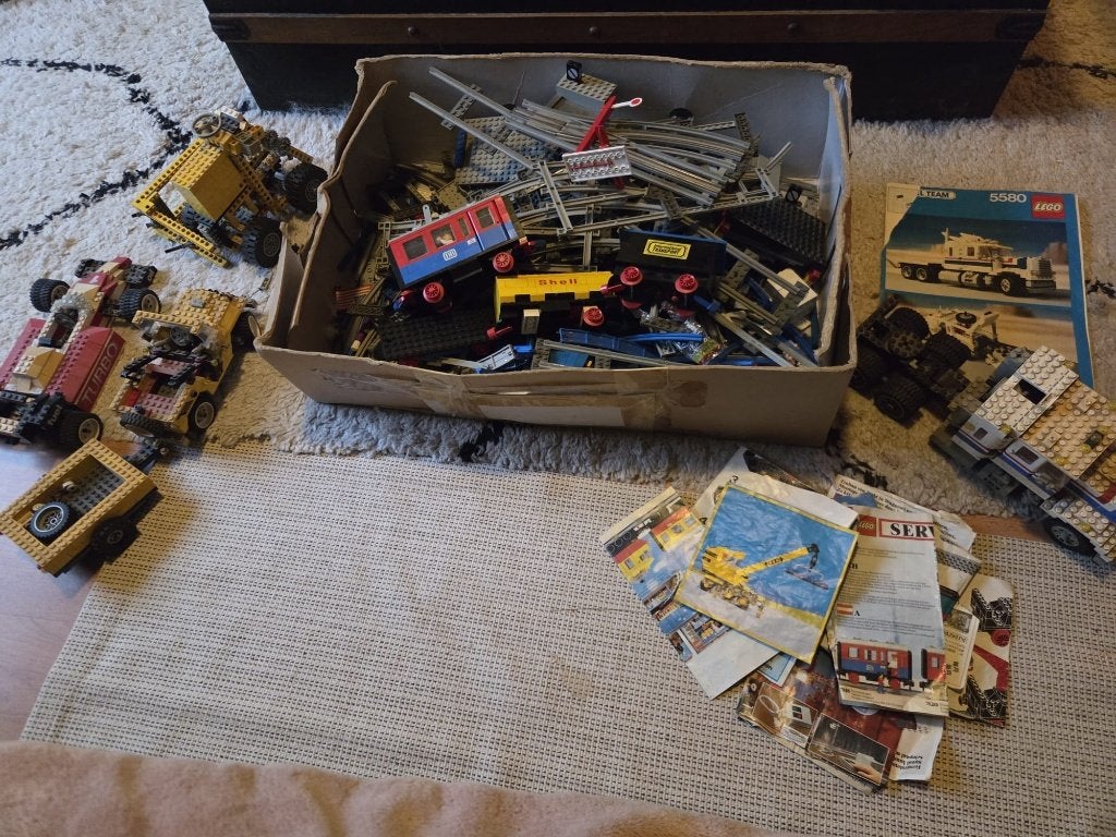 Partij lego, trein, technic, lego, Ophalen, Gebruikt, Lego